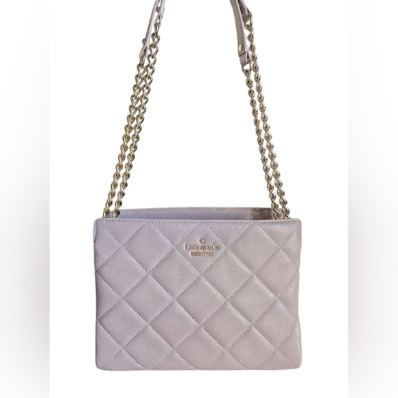 kate spade Handbags - kate spade Quilted Leather Chain Shoulder Bag in Light Pink